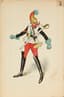 GEORGES ANNENKOV (1889-1974)
Costume design for ‘The Nutcracker’