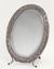 STANDING DRESSING TABLE MIRROR in laurel wreath and ribbons-shaped frame
Russia, Moscow, end of 18th-first third of 19th century