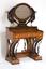 Empire Poudreuse Secretary
with Mahogany Carvings and Gilt Bronzes Russia, c. 1810