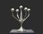 PAIR OF SPANISH SILVER ART DECO CHANDELIERS