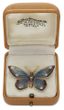 ‘PAPILLON’ BROCHE ART NOUVEAU EN OR JAUNE 14K ET ÉMAIL, CIRCA 1900-1930