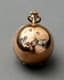 Yellow gold SPHERE WATCH ENCRUSTED WITH DIAMONDS AND RUBIES, 1920s