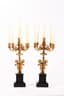 A PAIR OF GILT-BRONZE PUTTI CANDLE HOLDERS, 19th century