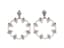 ETHO MARIA HAUTE JOAILLERIE
‘DIAMONDS IN RED’ 18K WHITE GOLD DIAMOND AND RED CERAMIC EARRINGS