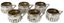SIX PARCEL-GILT SILVER CUPS
Austria-Hungary, 1867 - 1872