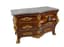 A LOUIS XV PERIOD CHEST OF DRAWERS
STAMPED BY FRANCOIS FLEURY (?)
WITH GILT-BRONZE DECORATION, FIVE DRAWERS AND MARBLE TOP