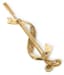 ‘GOLF’ 18K YELLOW GOLD AND DIAMOND BROOCH