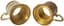 PAIR OF SOVIET METAL AND ENAMEL TEA GLASS HOLDERS
Leningrad Jewellery Factory, 1958