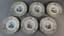 SIX MEISSEN PORCELAIN PLATES, KNOB PERIOD, 1860–1924