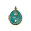 SET OF FOUR ‘EASTER EGGS’ SILVER-GILT ENAMEL AND GEMS PENDANTS