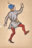 ALEXANDRE BENOIS (1870-1960)
Сostume design for The Villager for the ballet ‘Swan Lake’ by Pyotr Ilyich Tchaikovsky