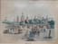 MOSCOW
Aquatint with hand-colouring. [1815].
After R. Johnston, engraved by J. Hill.