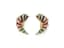 ‘TUTTI FRUTTI’ 18K YELLOW GOLD, DIAMOND, RUBY, EMERALD AND SAPPHIRE EARRING