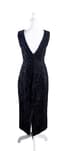 DOLCE & GABBANA
BLACK LAMBSKIN SLEEVELESS LONG DRESS