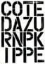 CHRISTOPHER WOOL (B.1955)
MARTIN KIPPENBERGER (1953-1997), AUTOGRAPH
Poster ‘COTEDAZURNOKIPPE’ EXPOSITION VILLA ARSON À NICE, 1990