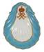 Caviar server from the Grand duc Paul Alexandrovitch porcelaine service. France, Paris, beg. XX century. 12,6 х 9,6 cm.