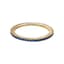 YELLOW GOLD AND BLUE STONES BANGLE