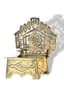 RUSSIAN SILVER-GILT SALT CHAIR
WORKSHOP OF BLOKHIN ALEXANDER ANKIDINOV (?), 1883