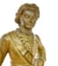 SCULPTURE OF PETER I ON A MALACHITE BASE
Russia, 19th century