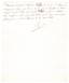 Napoleon Bonaparte. 1769-1821. Emperor of the French.
Letter signed "Np" with 2 corrections and autograph words to Count Bertrand. At the Madonna August 30, 1814 (Elba Island...
