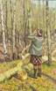 Valentin Smirnov (1927-)
Woman in a forest, circa 1970s
