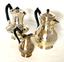 SIX PIECE HOT CHOCOLATE AND COFFEE SET
comprising of: hot chocolate pot, coffee pot, milk jar, candy bowl, sugar bowl and jam bowl
