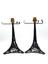 PAIR OF WROUGHT IRON TABLE LAMPS
