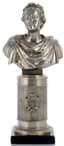 MOROZOV SILVER BUST OF PETER THE GREAT, 1896
House of Morozov, Supplier to the Court of His Imperial Majesty, St Petersburg, 1849-1917