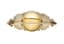 FABERGÉ VERMEIL, ENAMEL AND DIAMONDS CORSAGE BROOCH
Maker’s mark of Karl Faberge, assay master’s mark of Ivan Lebedkin, The House of Fabergé, 1899-1908