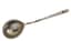 SILVER-GILT NIELLO SPOON WITH CATHEDRAL OF VASILY THE BLESSED
Workshop of Nikolai Guryanov, Moscow, 1869