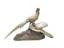 George Lavroff (1895-1991)
Art Deco plated bronze sculpture. Pair of pheasants