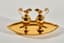 SET OF SILVER-GILT AND EMPIRE STYLE LITURGICAL CRUETS WITH THEIR TRAY