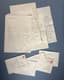 HENRI TROYAT (1911-2007)
SET OF FIVE AUTOGRAPH LETTERS SIGNED & ENVELOPES, ADDRESSED TO THE COLLECTOR MR GÉRARD LEMAN. 1979, 1982, 1983, 1986, 1987.