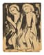 NATALIA GONCHAROVA (1881-1962)
Quatre illustrations pour les poèmes d’Aleksei Kruchyonykh ‘Pustynniki’ et ‘Pustynnitsa’ (Les hommes du désert et La femme du désert), 1913