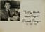 RONALD REAGAN (1911-2004)
Autographed card with a black and white photograph signed ‘Ronald Reagan’ 28.04.76