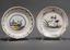 PAIR OF NEVERS FAIENCE PLATES WITH PUTTI, END XVIII CENTURY