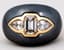 BULGARI 18K YELLOW GOLD, DIAMOND, HEMATITE RING