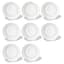 SET OF EIGHT YELLOW PORCELAIN PLATES WITH ARMS OF NAPOLÉON 1ST
probably Manufacture de Paris, first half of the 19th century