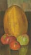 NIKOLAI KARAKHAN (1900-1970)
Still life with melon, apples and pomegranate