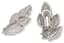 ‘LEAF’ 18K WHITE GOLD AND DIAMOND EARRINGS