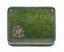 GOLD AND NEPHRITE CIGARette CASE. LID
decorated with a Russian DOUBLE-HEADED EAGLE set with rubis and diamonds