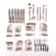 HERMÈS SILVER-PLATED CUTLERY SET ‘MOISSON’, 114 pieces