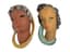 PAIR OF GOLDSCHEIDER WALL MASKS