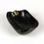 Cartier. Hardstone (probably obsidian) ashtray with gold cigarette rest.
Signed Cartier. Numbered C(0)18936 Made circa 1960. French gold hallmark and maker’s mark. Total Length: 12.8 cm Width: ...
