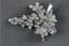 DIAMOND AND PLATINUM TREMBLEUSE BROOCH