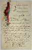 LÉON GRUEL (1840(41)-1923)
SET OF SIX AUTOGRAPH LETTERS SIGNED, ADDRESSED TO MR VERDIER (ST ETIENNE), RIBBON BOOKMARK SUPPLIER. 1906.