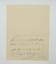 VINCENT D'INDY (1851-1931)
Autograph letter signed with musical quote, addressed to an admirer.