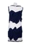 CHANEL BY KARL LAGERFELD SPRING 2014
White and navy-blue silk dress