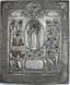 AN ICON ‘THE MOTHER OF GOD, THE JOY OF ALL WHO SORROW’ IN A SILVER OKLAD
Central Russia, end of the 19th century