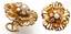 Pair of earrings
1950’speriod, Set with diamonds and pearls, 18k gold, Weight: 17,2 grs